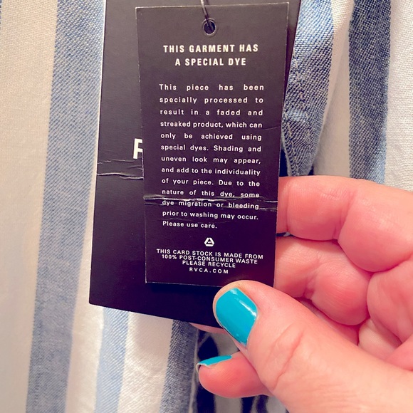 Linen Long sleeve bottom up casual shirt NWTs - Picture 6 of 8